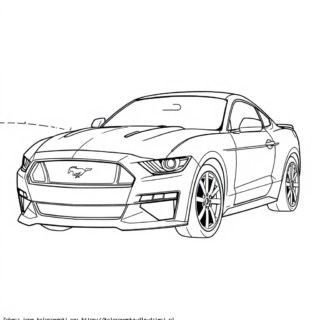 Kolorowanka Ford Mustang
