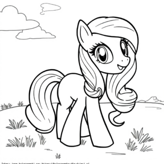 Kolorowanka: my little pony kolorowanki