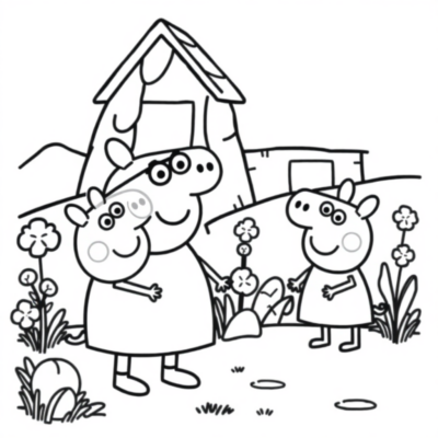 Kolorowanka: peppa kolorowanka
