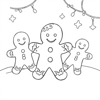 Pierniczki Kolorowanka