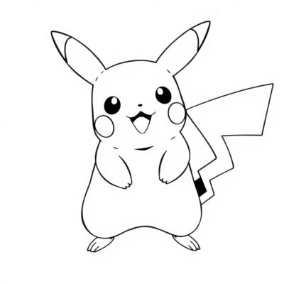 Pikachu Kolorowanka