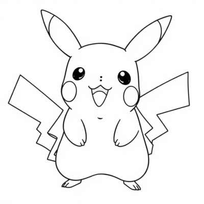 pikachu kolorowanki