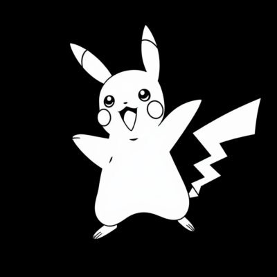 Pikachu Kolorowanki