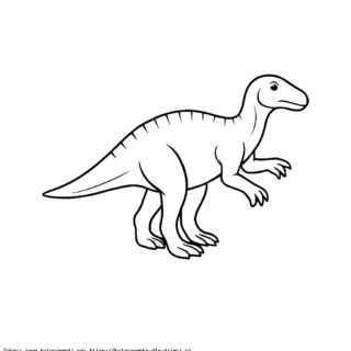 Kolorowanka Iguanodon