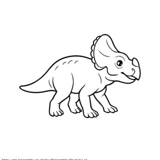 Kolorowanka Protoceratops