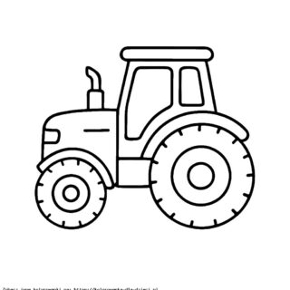 Kolorowanka Traktor Rolniczy
