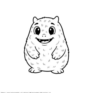 Kolorowanka Stworek