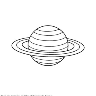 Kolorowanka Saturn