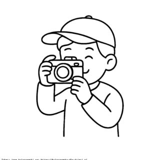Kolorowanka Fotograf
