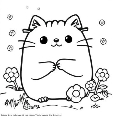 Kolorowanka: pusheen kolorowanka do druku