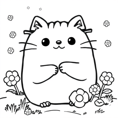 Kolorowanka: pusheen kolorowanka do druku