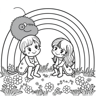 Rainbow Friends Kolorowanka