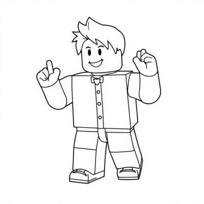 Roblox kolorowanka do druku