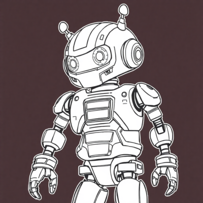 Robot kolorowanka