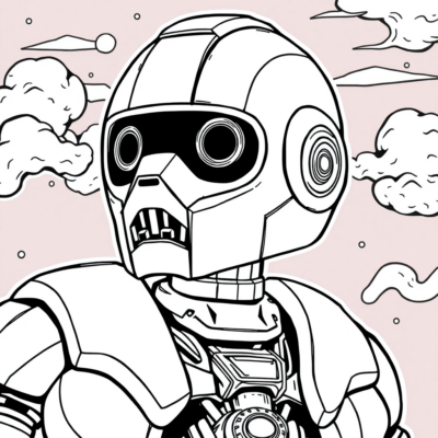 Robot kolorowanki