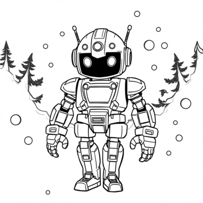 Roboty kolorowanka