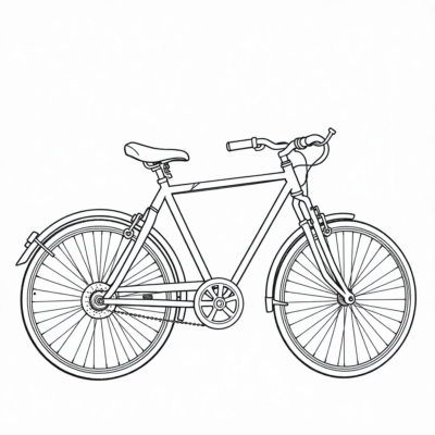 Rowery kolorowanka