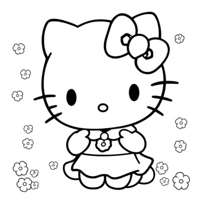 Sanrio Hello Kitty Kuromi Kolorowanka