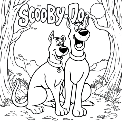Scooby Doo Kolorowanka
