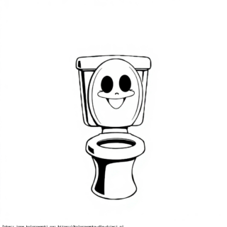 Skibidi Toilet Kolorowanka