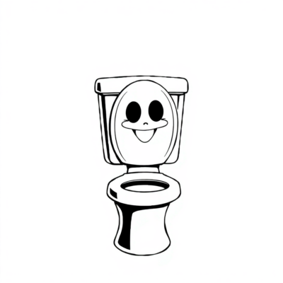 Skibidi Toilet Kolorowanka