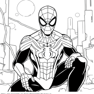Kolorowanka: spiderman kolorowanka dla dzieci