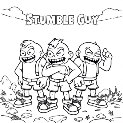 Kolorowanka: stumble guys kolorowanki