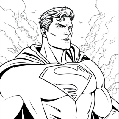 Superman Kolorowanka