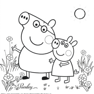 Swinka Peppa Kolorowanki