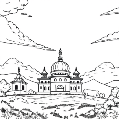 Kolorowanka: symbole narodowe kolorowanki dla dzieci