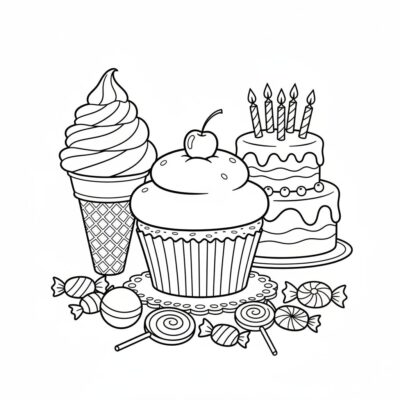 Kolorowanki Słodkie