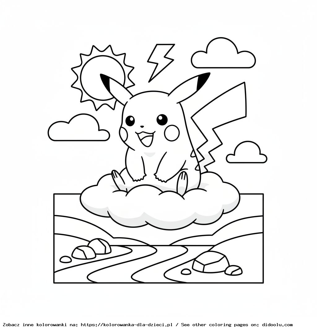 Kolorowanka do druku Pokemon