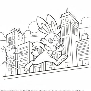 Kolorowanka Scorbunny