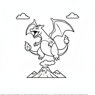 Kolorowanka Charizard