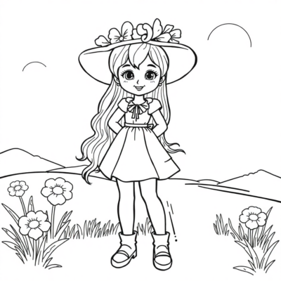 Kolorowanka: ubieranki i kolorowanki dla dzieci