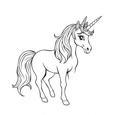 Unicorn kolorowanki