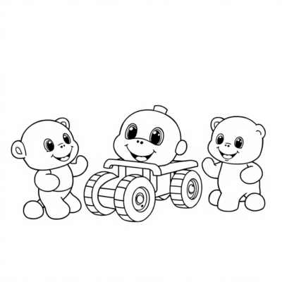 Zabawki kolorowanka