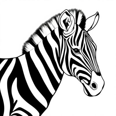 Zebra Kolorowanka