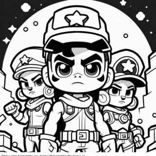 brawl stars kolorowanka do druku