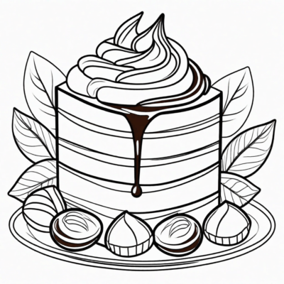 czekolada kolorowanka