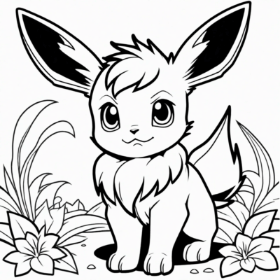 eevee pokemon kolorowanka