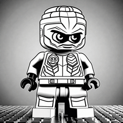 kolorowanka do druku lego