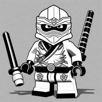 kolorowanka do druku lego ninjago