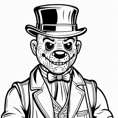 kolorowanka freddy