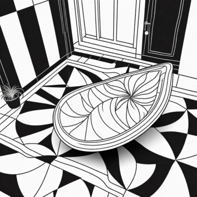 kolorowanka podłogowa