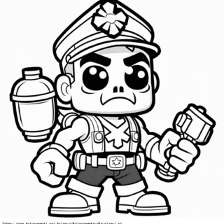 Kolorowanka Brawler