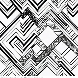 Kolorowanka Wzór Geometryczny