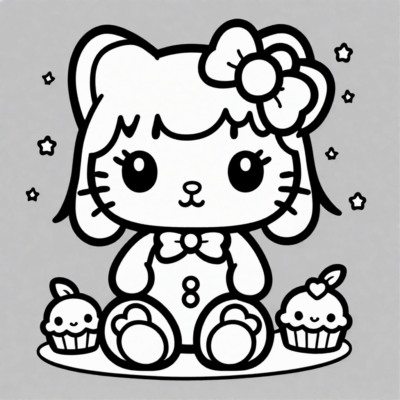 kolorowanki do druku sanrio
