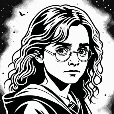 kolorowanki harry potter hermiona