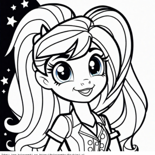 Kolorowanka Equestria Girls